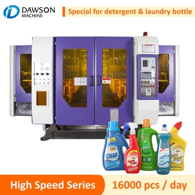 Hdpe Detergent Extrusion Blow Moulding Machine Botol Pembersih Toilet 1000 PC/H 85 Mm