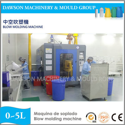 Mesin Blow Molding Otomatis HDPE ABLB65I 5L 2 Rongga PET Blowing Machine