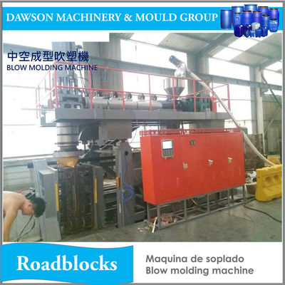 12Mpa 120L HDPE Single Station Blow Moulding Machine untuk Penghalang Jalan