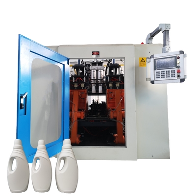 Berbagai Mesin Blow Moulding Plastik Otomatis 4 Liter 5.5kw Stasiun Ganda