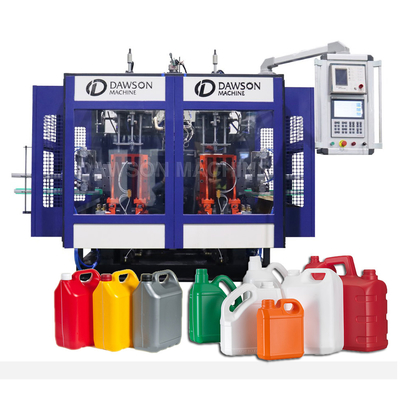 kualitas  0-5L Gallon HDPE Plastic Bottle Making Liquid Soap Detergent Oil Bottle Production Extrusion Blow Molding Machine pabrik