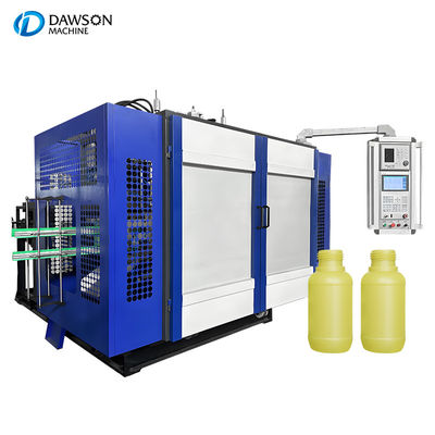 Beli Stasiun ganda 500ml 1L Botol Plastik Extrusion Blow Molding Machine online manufacture