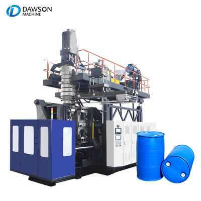 Beli 200L Plastic Drum Extrusion Blow Molding Machine Mesin Cetakan Blow Barrel Double Ring online manufacture