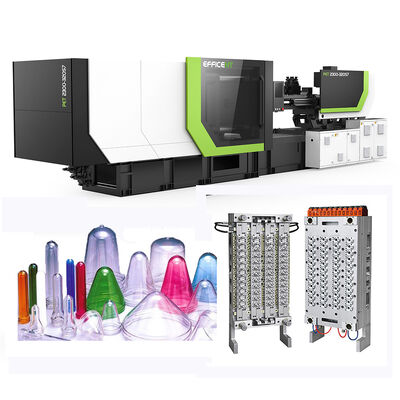 Beli 76.5 kW Kekuatan 48 rongga PET Preform Mesin Injeksi Cetakan dengan 10 detik Per Shot Cycle Time online manufacture