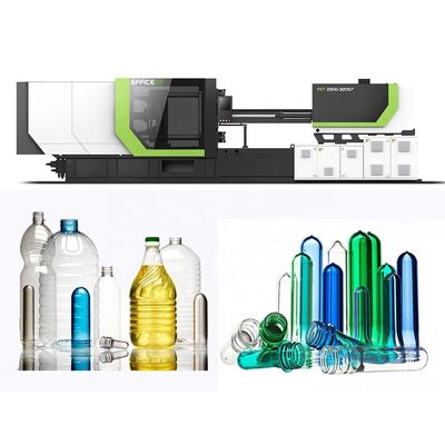 Beli Servo Motor Type PET Preform Injection Molding Machine dengan 630x600 mm Tie Bar Distance dan 64-72 Cavity High-Speed Production online manufacture