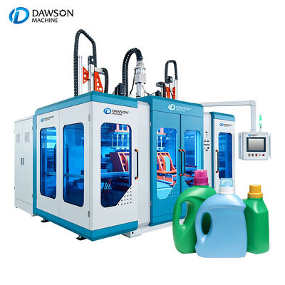 Beli Full Electric Double Station 5L Max. Volume Produk 220KN Kekuatan Clamping HDPE Bottle Blow Molding Machine online manufacture
