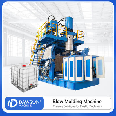 Beli Mesin Blow Molding 1000L yang sepenuhnya otomatis dengan Desain Kepala Akumulator 500 kg/jam Output dan 2200 kN Clamping Force online manufacture