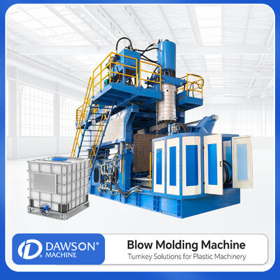 Beli Mesin Cetak Tiup IBC Rekondisi 1000L dengan Desain Kepala Akumulator dan Sistem Motor Servo untuk Produksi Drum Plastik online manufacture