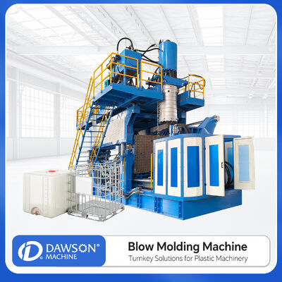Beli Mesin Cetak Tiup Ekstrusi Produktivitas Tinggi 1000L dengan Desain Kepala Akumulator untuk Produksi Tangki IBC online manufacture