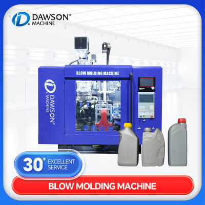 Beli Mesin Cetak Tiup Ekstrusi Barel Minyak Pelumas HDPE Otomatis Penuh Dawson untuk Produksi Plastik Berkelanjutan online manufacture