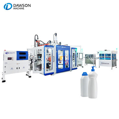 Beli Mesin cetak udara ekstrusi stasiun ganda otomatis dengan kekuatan penjepit 220KN untuk botol 5L online manufacture