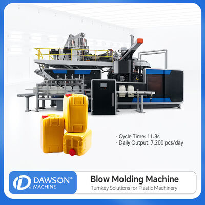 Beli 25L Kapasitas HDPE Rotary Blow Moulding Machine dengan Siemens PLC untuk Sistem Servo Otomatis online manufacture