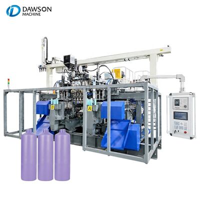 Beli 1L Kapasitas Double Station Botol Blow Molding Machine dengan Siemens PLC untuk Botol Kosmetik dan Deterjen online manufacture