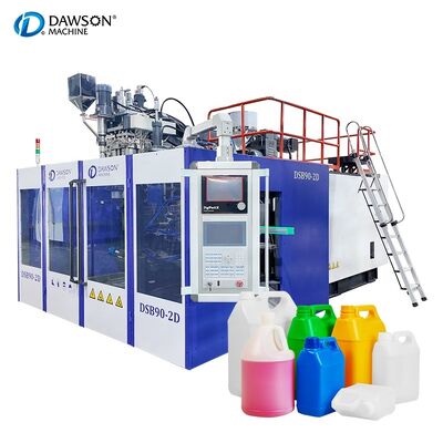 Beli Mesin cetakan udara ekstrusi otomatis untuk 5L 10L 20L 30L HDPE jerrycans dengan kapasitas output tinggi online manufacture