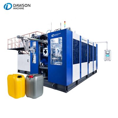 buy High Output Double Station Extrusion Blow Molding Machine Single Die Head untuk Industri HDPE Jerry Can Manufacturing online manufacture