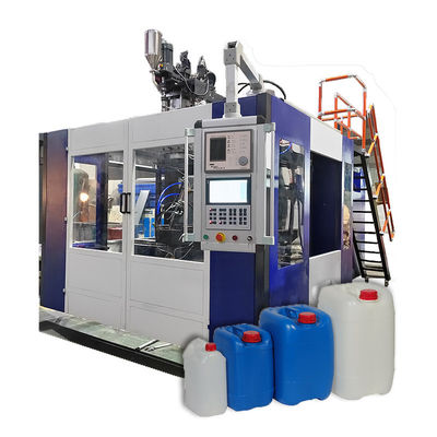 Beli 10L Sampai 30L HDPE Jerrycan Botol Minyak Stackable Barrel Extrusion Blow Molding Machine online manufacture