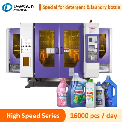 Hdpe Detergent Extrusion Blow Moulding Machine Botol Pembersih Toilet 1000 PC/H 85 Mm