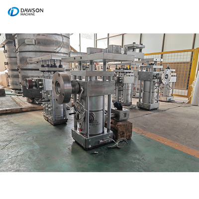 Monolayer Extrusion Blow Molding Machine Double Head Die Head Untuk botol HDPE 2L