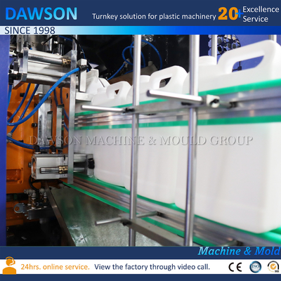 Produksi botol HDPE 0-5L dengan mesin extrusion blow molding single station