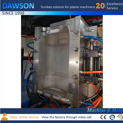 2L 5L Otomatis Extrusion Blow Moulding Machine Lubricant HDPE Botol Produksi kecil Produksi kimia
