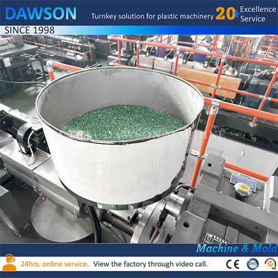 Satu Stasiun Single Die Head HDPE Lubricant Oil Extrusion Blow Molding Machine