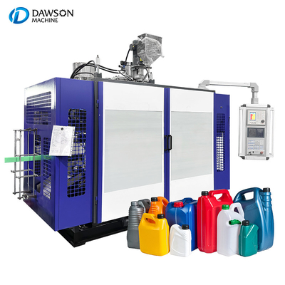 5L Double Station Single Die Head Otomatis HDPE Adblue Jerry Can Extrusion Blow Moulding Machine