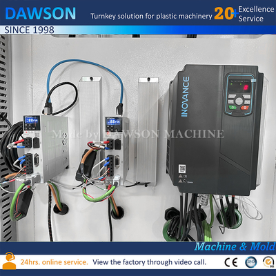 Kecepatan tinggi 220L Double Ring Oil Chemical Drum Tank Extrusion Blowing Making Machine