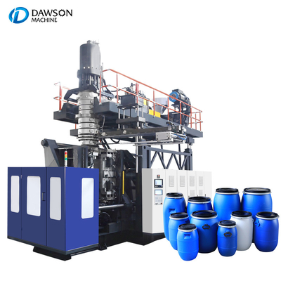 Kecepatan tinggi 220L Double Ring Oil Chemical Drum Tank Extrusion Blowing Making Machine