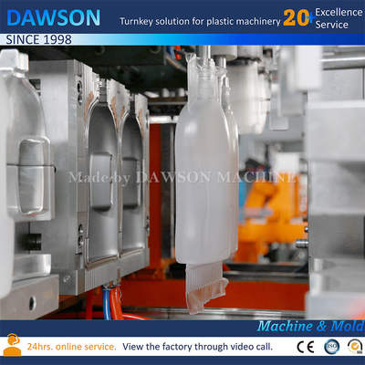 2L 3L 4L Mesin pembuatan botol deterjen cuci Plastik PP HDPE Extrusion Blow Molding