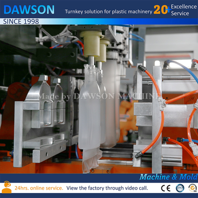 Mudah Dioperasikan Mesin Cetakan Blow Extrusion 2L 3L Pengolahan Botol Deterjen Laundry