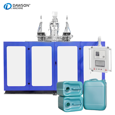 Mesin Cetak Blow Canister Double Station Double Die Head Plastic HDPE 5L 10L EURO ADBLUE