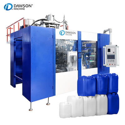 HDPE Industri Kimia Plastik Stackable Jerry Can Extrusion Blow Molding Mesin