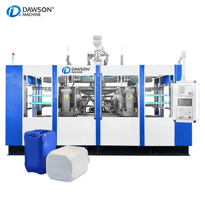 Otomatis penuh 20L Jerry Can Double Station HDPE Botol Jerry Can Blowing Membuat Tangki Container Jar Jug Extrusion Blow Molding Machine
