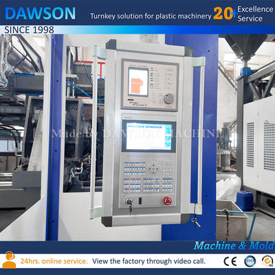 Otomatis Ekstrusi Blow Molding Machine 15L 20L Drum Kimia Jerry Can Blowing Membuat Mesin