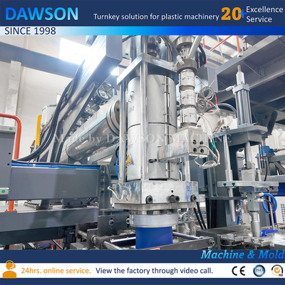 Bahan baku Plastik 20L Euro Adblue Canister Single Die Head Extrusion Moulding Making Machine