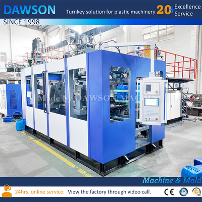 Otomatis Ekstrusi Blow Molding Machine 15L 20L Drum Kimia Jerry Can Blowing Membuat Mesin