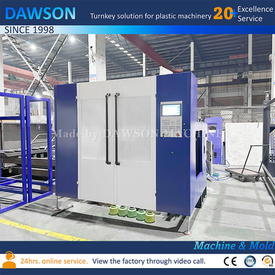 1400ml Besar Leher Kaleng HDPE Extrusion Blow Molding Mesin