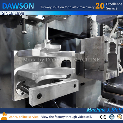 1400ml Besar Leher Kaleng HDPE Extrusion Blow Molding Mesin