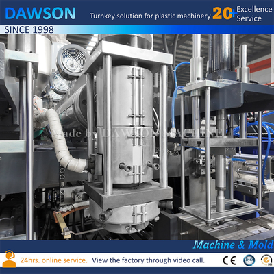 HDPE Extrusion Blow Moulding Machine Untuk Lebar leher Medical Chemical Paket Plastik 1400ml Botol