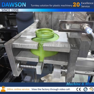 HDPE Extrusion Blow Moulding Machine Untuk Lebar leher Medical Chemical Paket Plastik 1400ml Botol