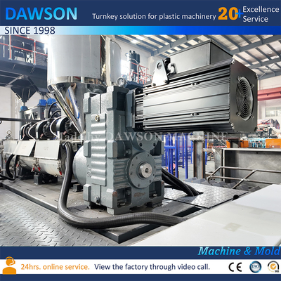 HDPE Extrusion Blow Moulding Machine Untuk Lebar leher Medical Chemical Paket Plastik 1400ml Botol