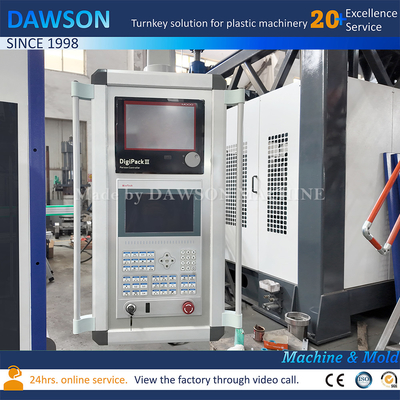Kecepatan tinggi 2L 3L Jerrycan Blow Molding Machine Bottle Making Extrusion Plastic Blowing Moulding Machine