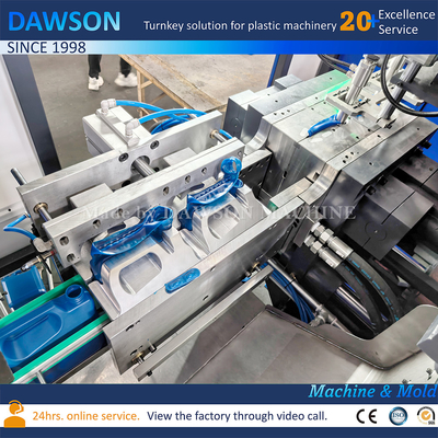 Kecepatan tinggi 2L 3L Jerrycan Blow Molding Machine Bottle Making Extrusion Plastic Blowing Moulding Machine