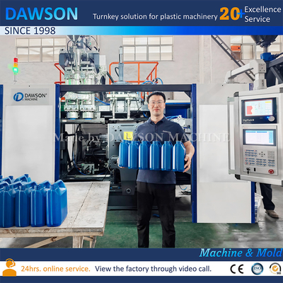 Otomatis 1L 4L 5L 10L Plastik PP HDPE Botol Jerrycan Extrusion Blow Molding Mesin