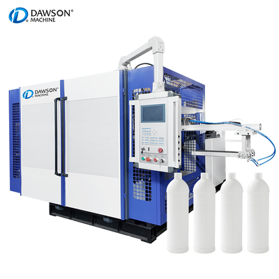 Mesin Extrusion Blow Molding Empat Kepala Die Ganda Stasiun Ganda HDPE 500ml 900ml