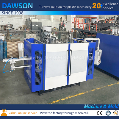 Mesin Extrusion Blow Molding Empat Kepala Die Ganda Stasiun Ganda HDPE 500ml 900ml