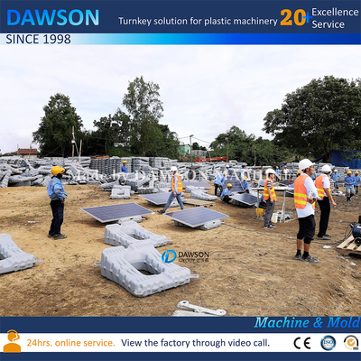 Mesin Ekstrusi Tiup HDPE DSB100 untuk Produksi Terapung Dermaga yang Halus