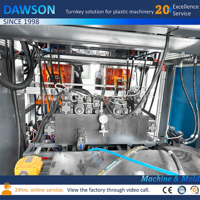 High Speed HDPE Laundry Detergent Double Station Bottle Extrusion Blow Machine Mesin untuk mengepul botol dengan kecepatan tinggi