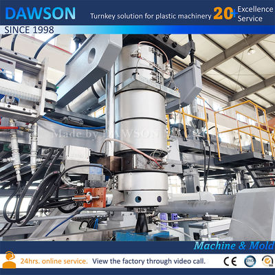 PE PP ABS PA TPV Auto Spare Parts Aksesoris Mobil Membuat Mesin Air Intake Hose 3D Blow Molding Machine