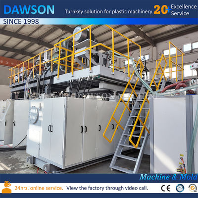 PP PE ABS Suku Cadang Otomotif Selang Intake Airbox Plastik Mesin Cetak Tiup 3D